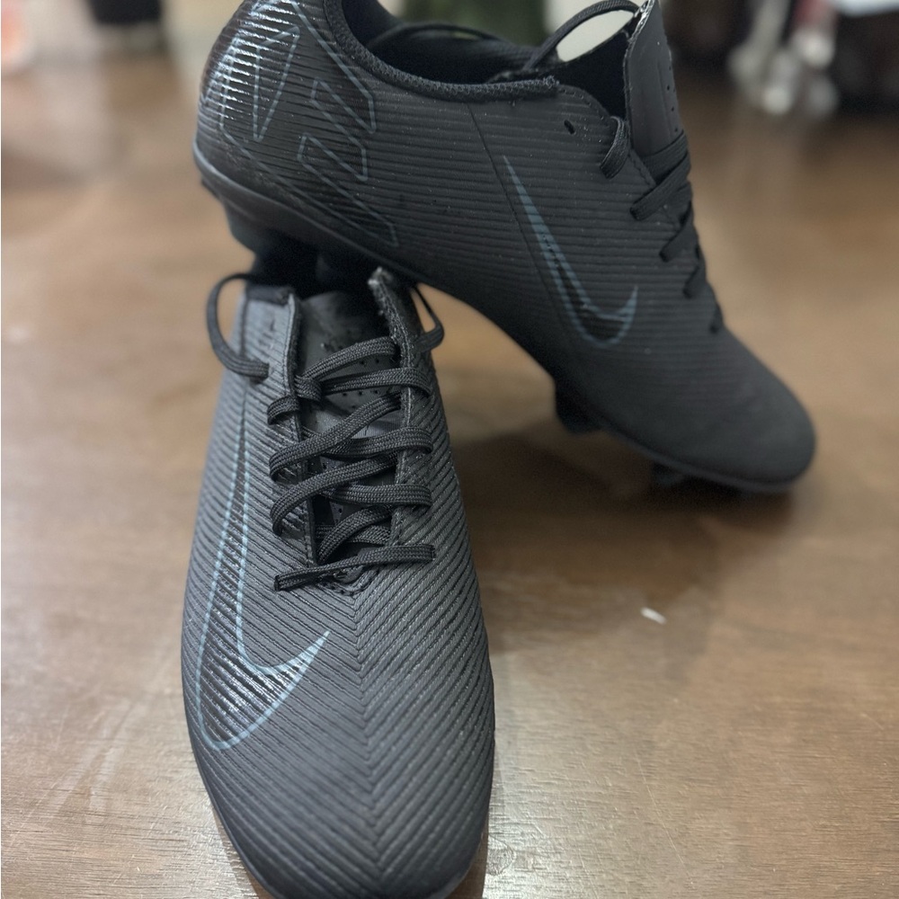 Nike Zoom Vapor 16 Club Fg/Mg Mens Size 7 Black-Deep Jungle SOCCER CLEATS